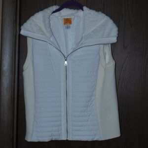 Ruby Road White/Off-white Sleeveless Quilted Vest - XL